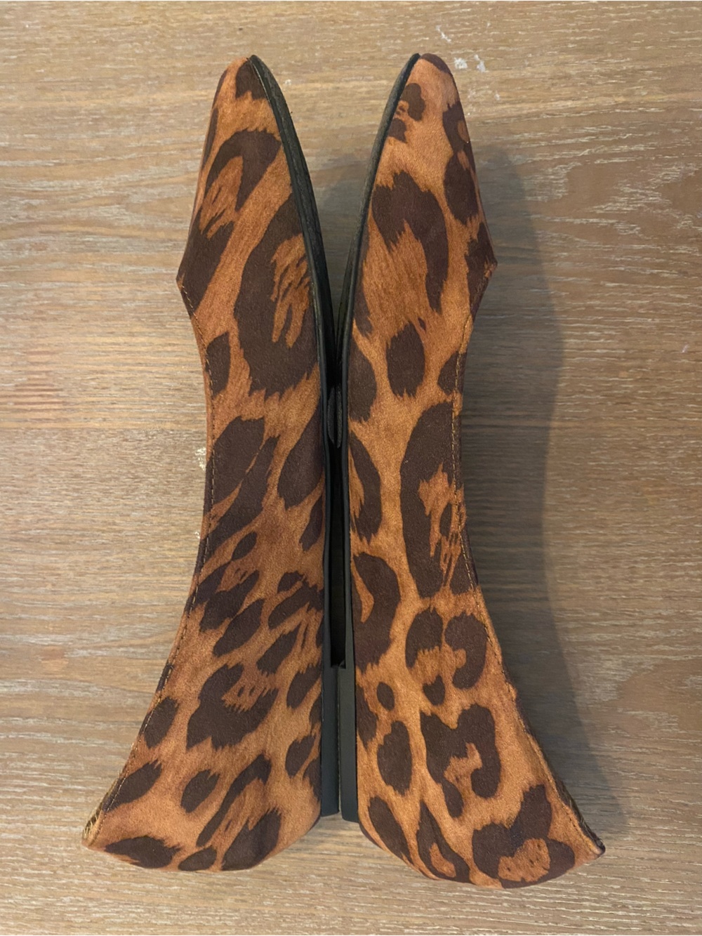MERONA Leopard Print Pointed Toe Flats - Picture 4 of 8